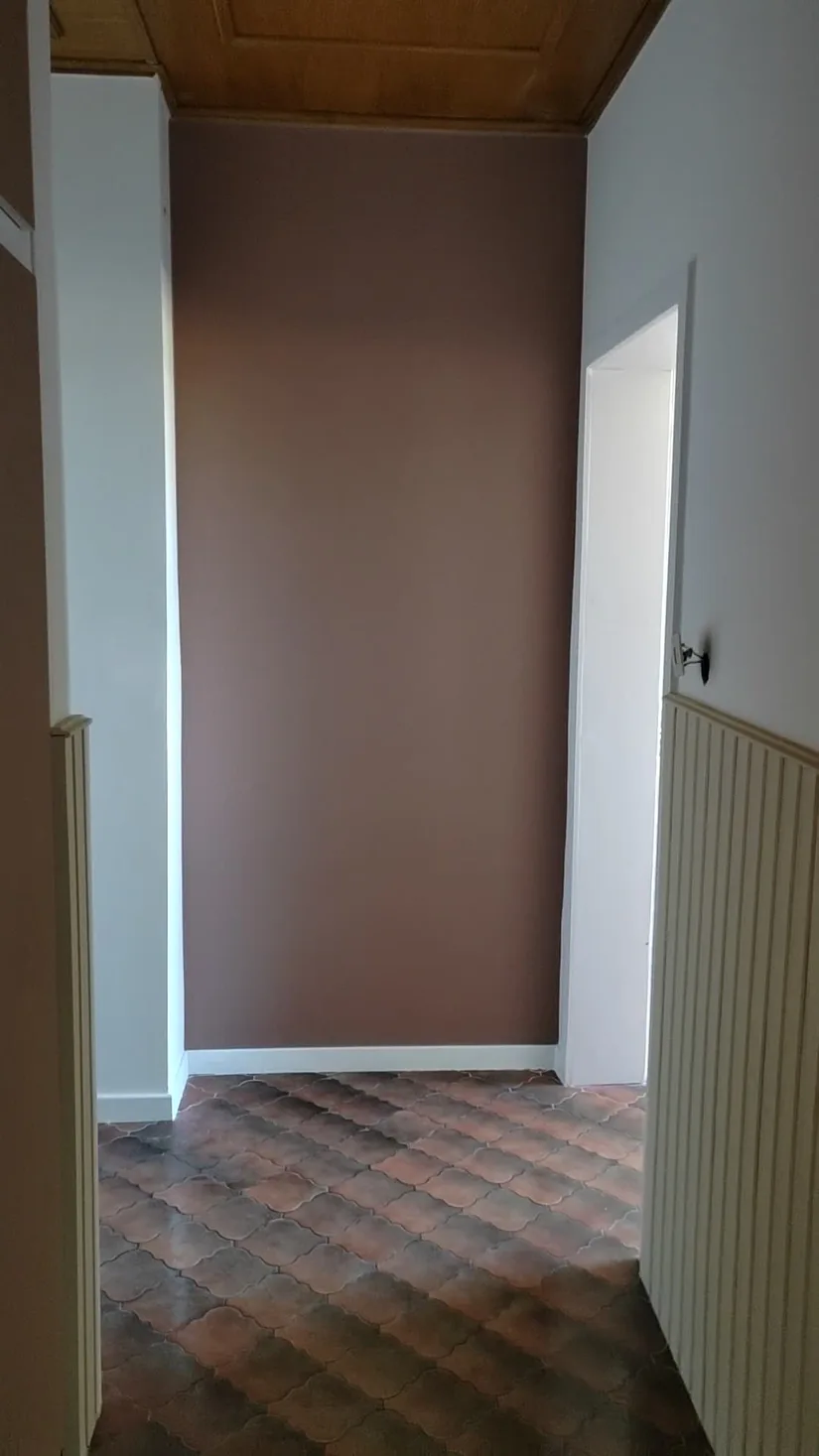 Enduit décoratif couloir à Enchenberg